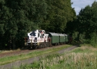 Am 26.08.07 fährt BTE 1001 mit einem Sonderzug durch Berxen.