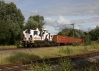 Am 01.09.07 kommt die BTE Kuh in den Bahnhof von Arcelor Mittal Bremen gefahren.