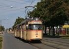 Hisorischer Linienverkehr in Bremen - Am 03.09.2005 fährt Tw 811 und Bw 1806 durch die Duckwitzsstraße gen Huchting