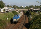 Am 05.10.06 kommt NRS V100 002 nach Lübeck Hbf gefahren.