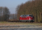 WLH V200 017 am 02.01.08 in der Einfahrt zum ALU-Werk von Spelle.
